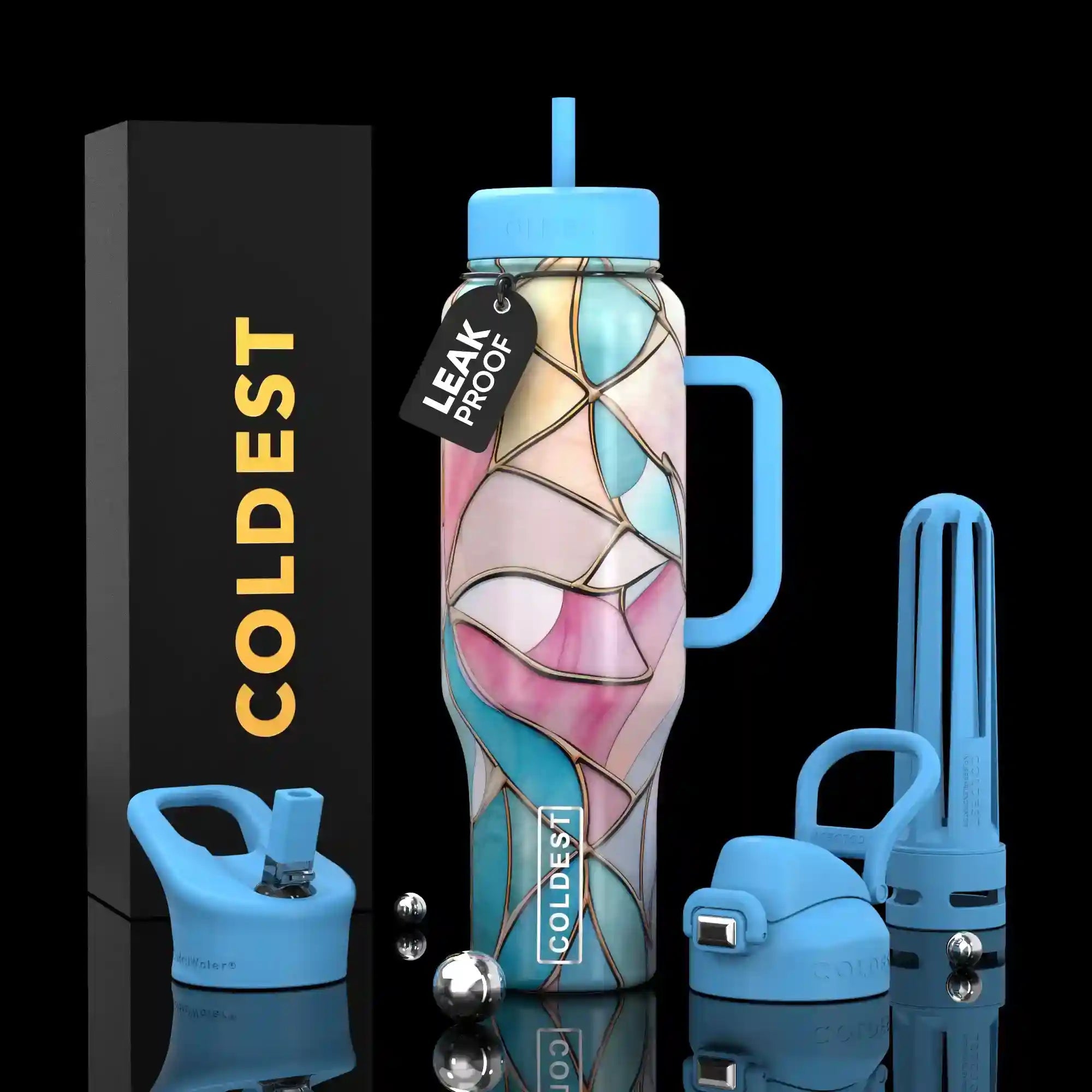 COLDEST 46oz Limitless Ultra v8 Insulated Water Bottle