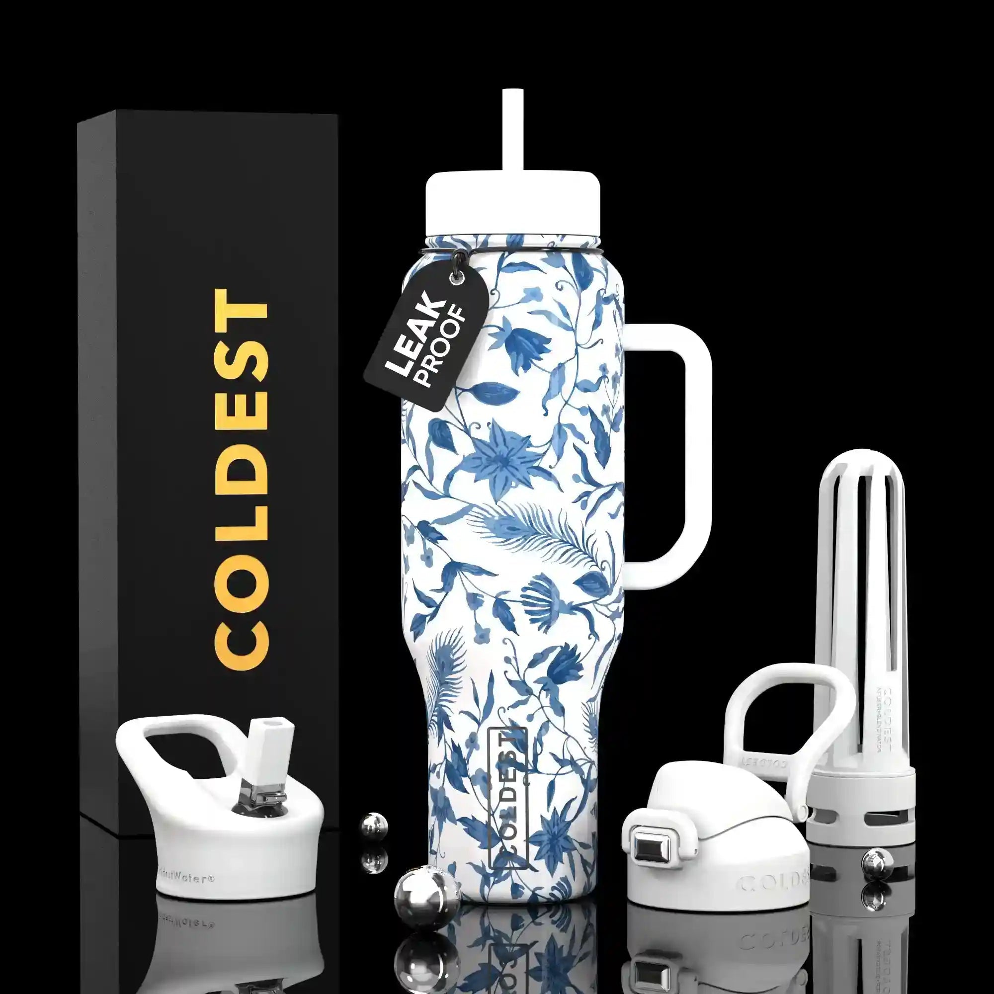 COLDEST 46oz Limitless Ultra v8 Insulated Water Bottle