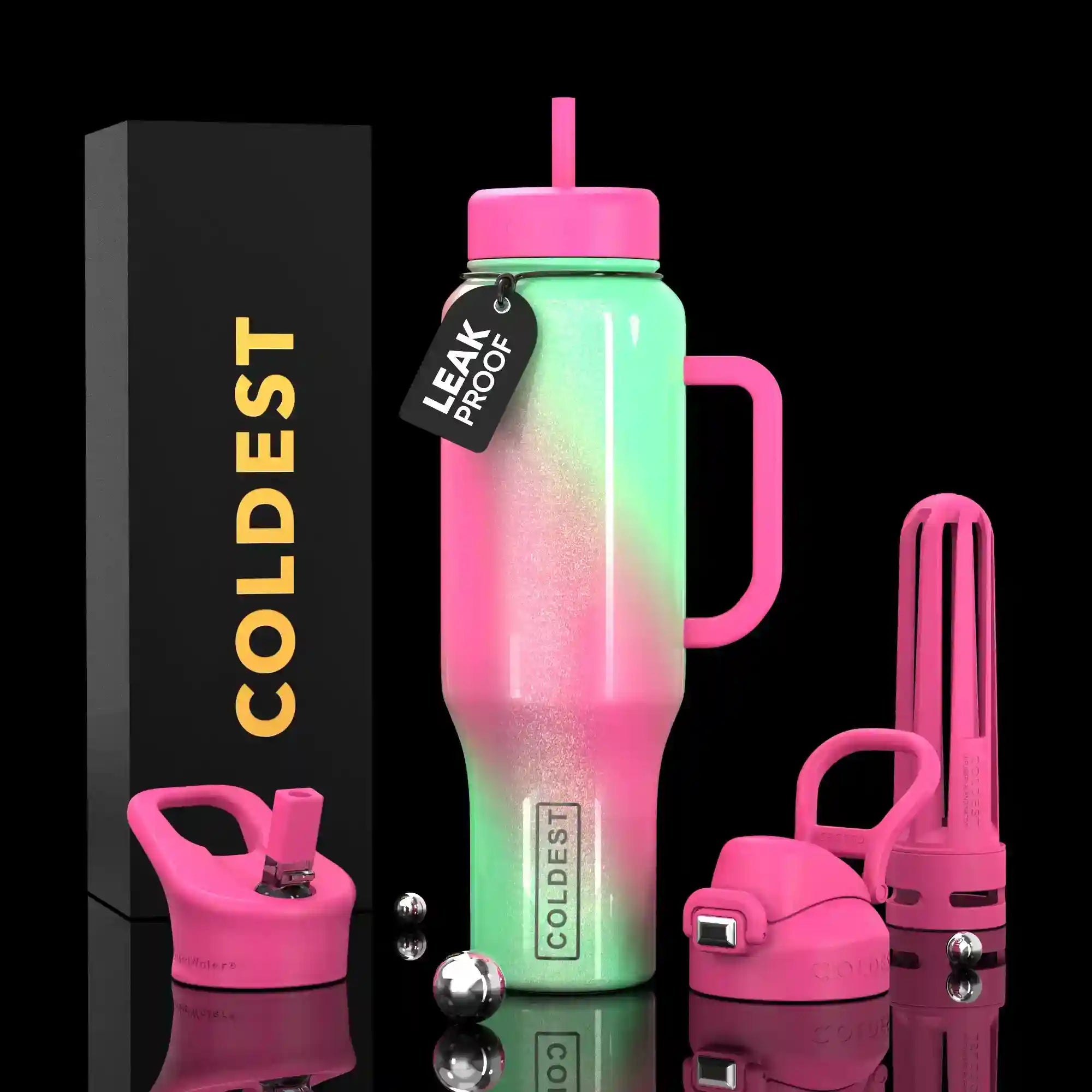 COLDEST 46oz Limitless Ultra v8 Insulated Water Bottle