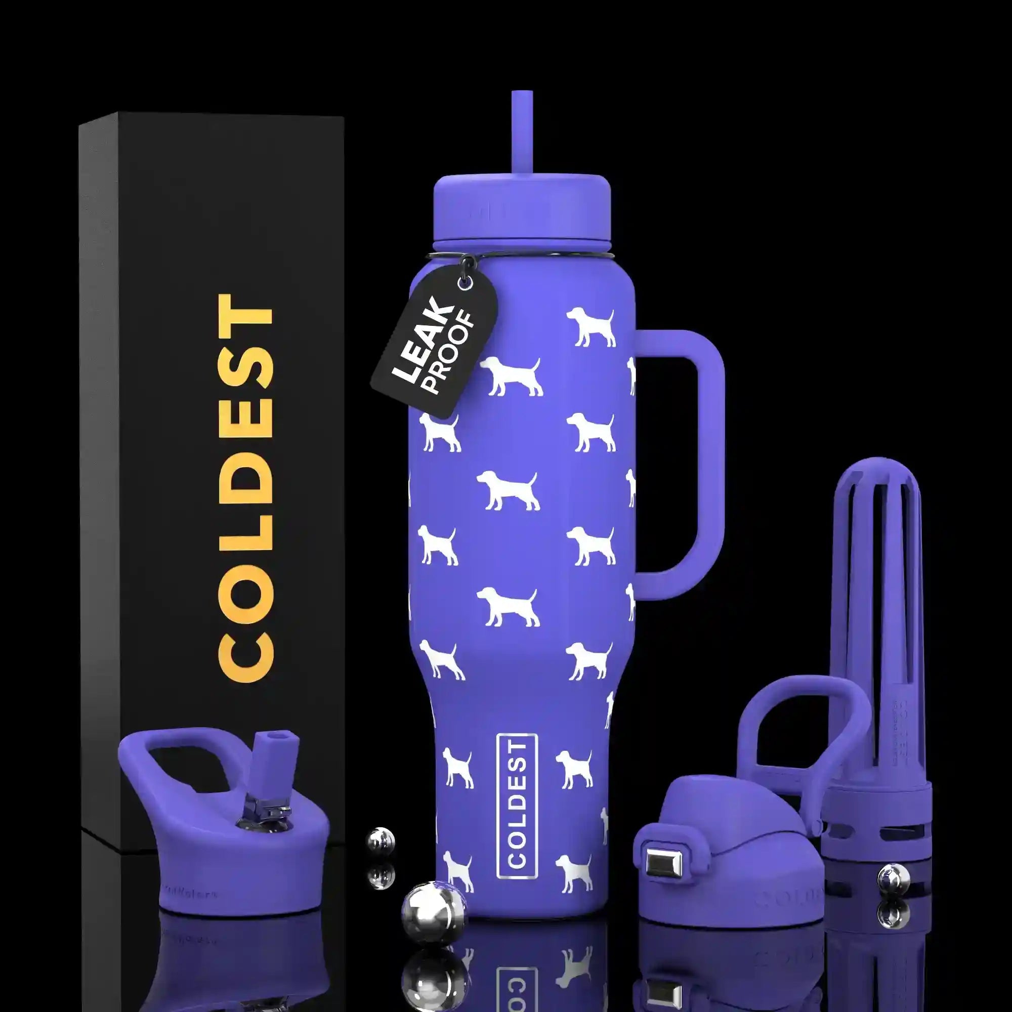 COLDEST 46oz Limitless Ultra v8 Insulated Water Bottle