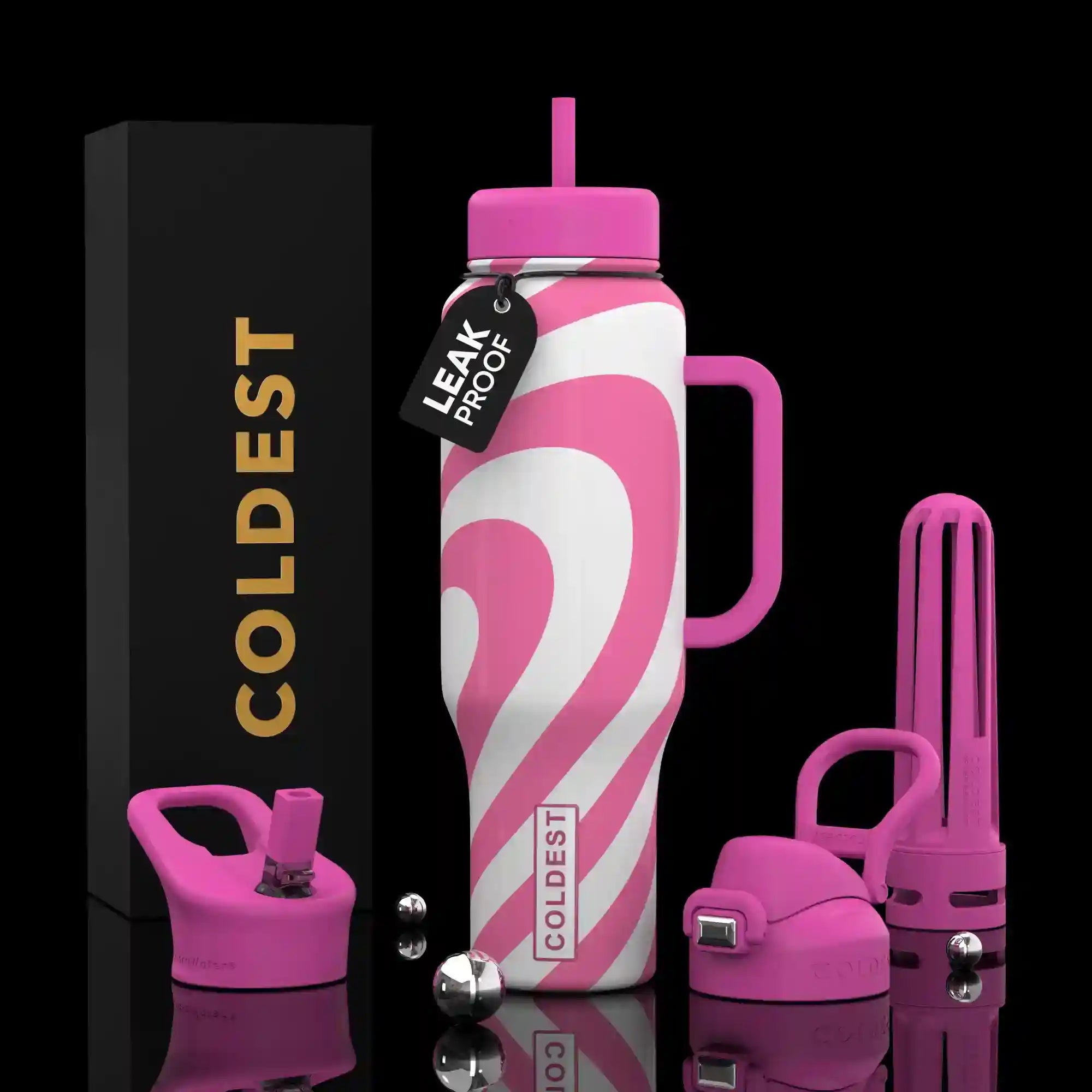 COLDEST 46oz Limitless Ultra v8 Insulated Water Bottle