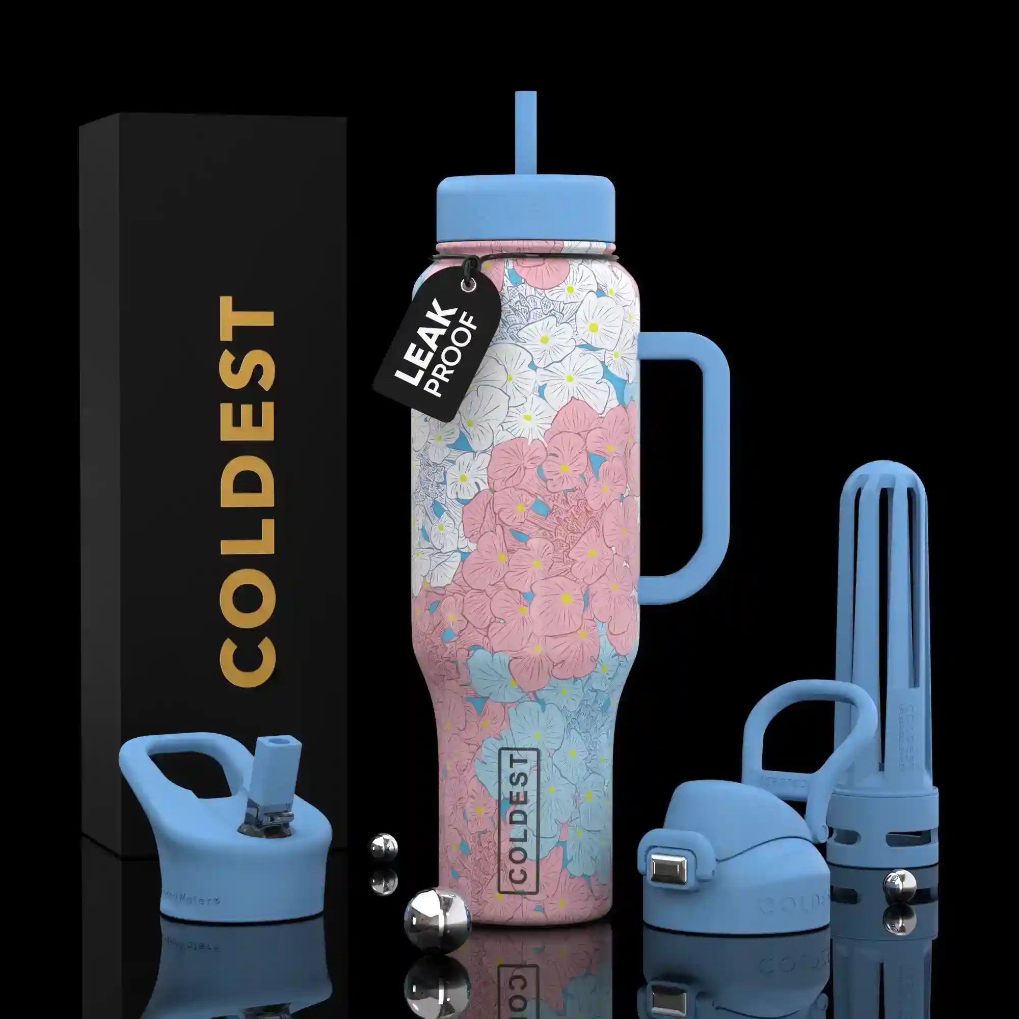 COLDEST 46oz Limitless Ultra v8 Insulated Water Bottle