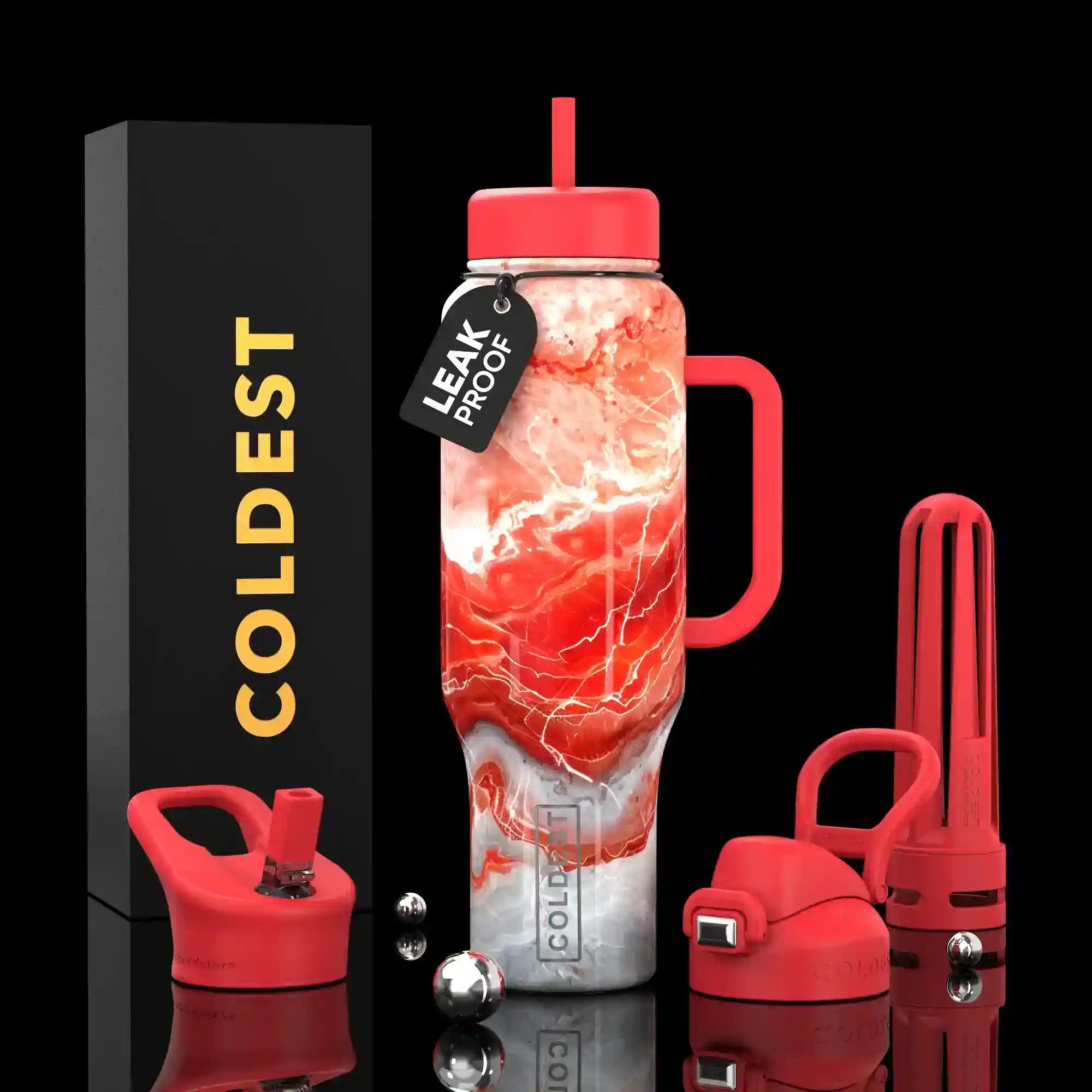 COLDEST 46oz Limitless Ultra v8 Insulated Water Bottle
