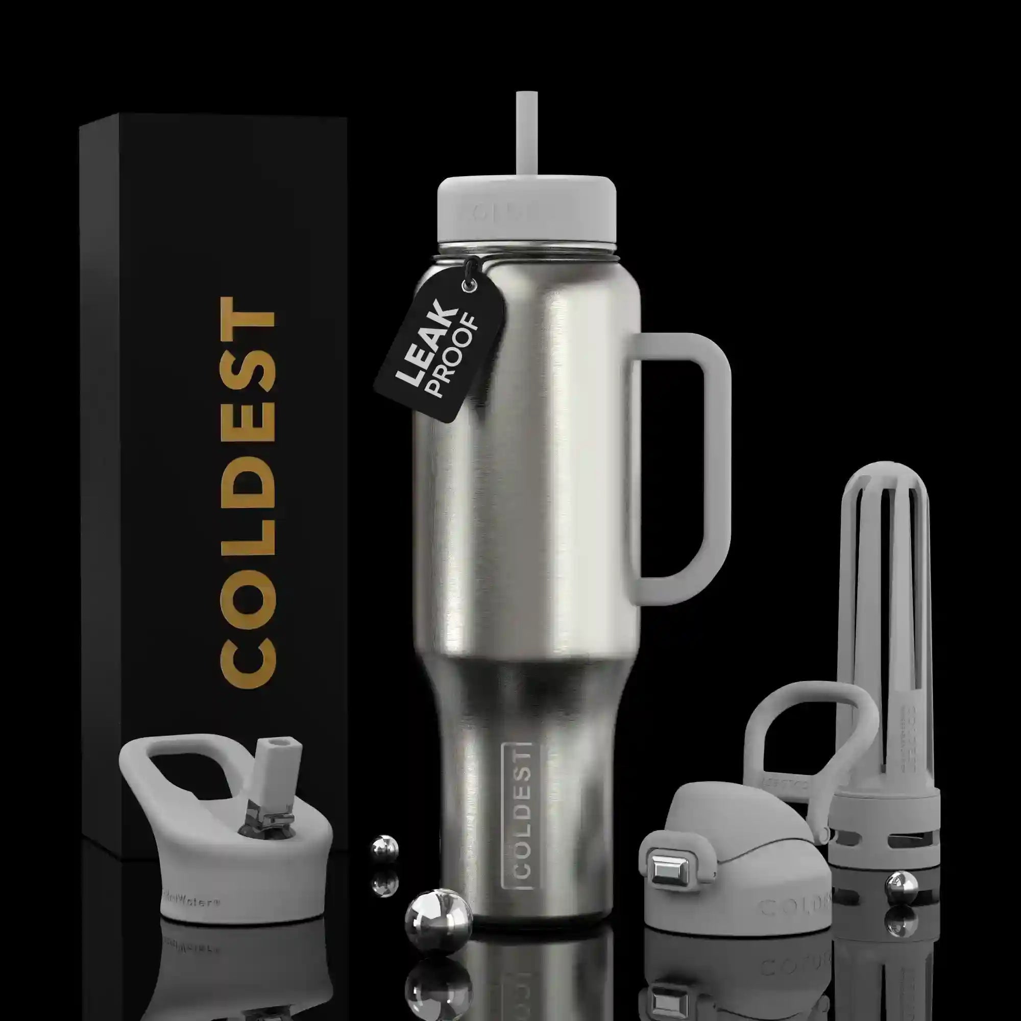 COLDEST 46oz Limitless Ultra v8 Insulated Water Bottle