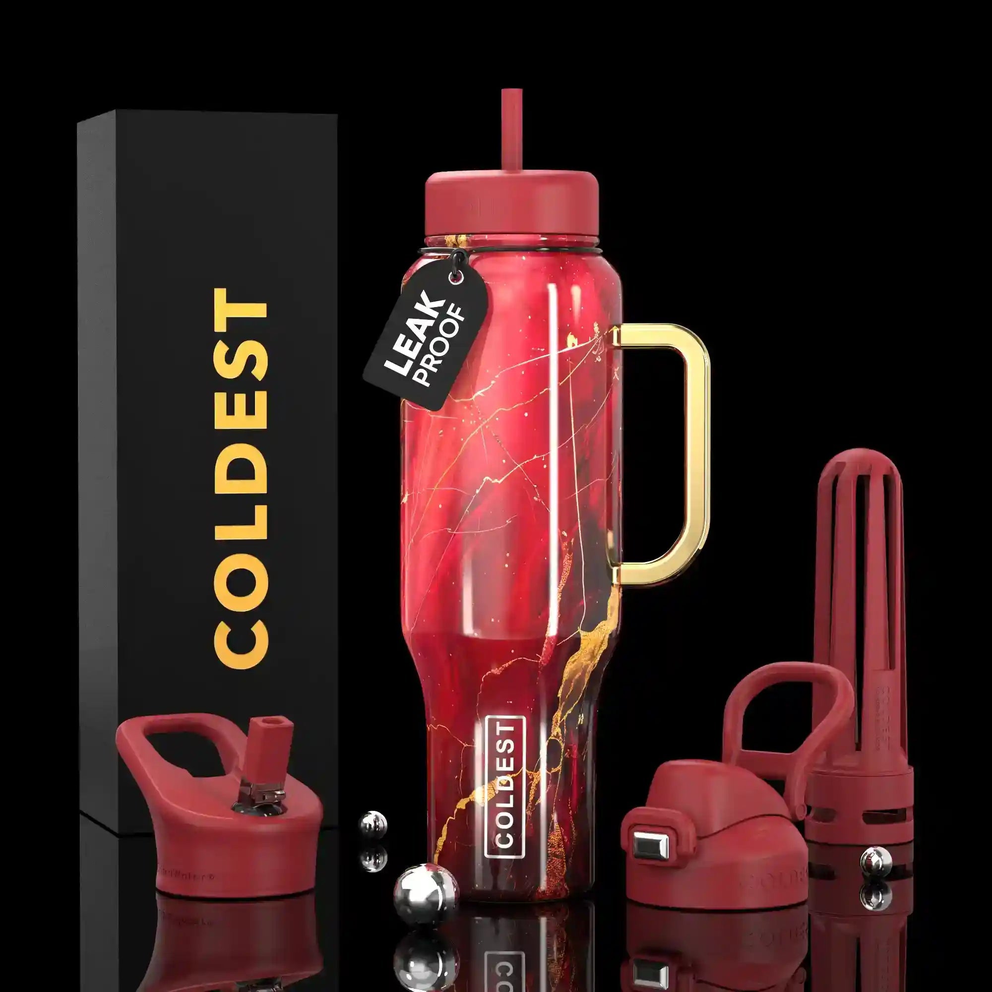COLDEST 46oz Limitless Ultra v8 Insulated Water Bottle