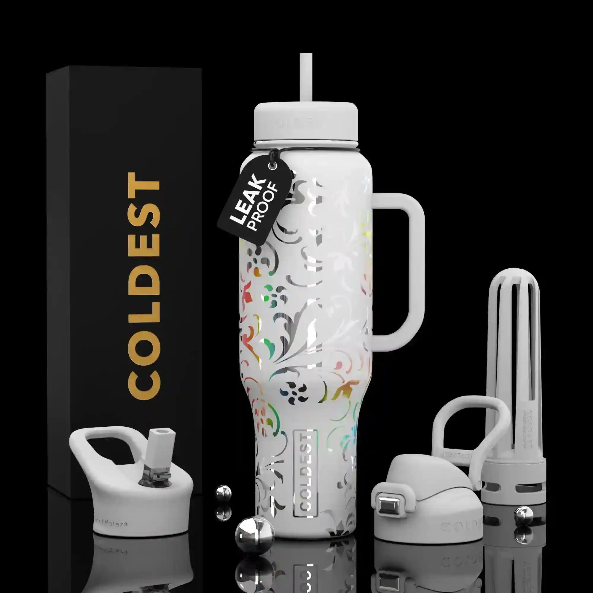 COLDEST 46oz Limitless Ultra v8 Insulated Water Bottle