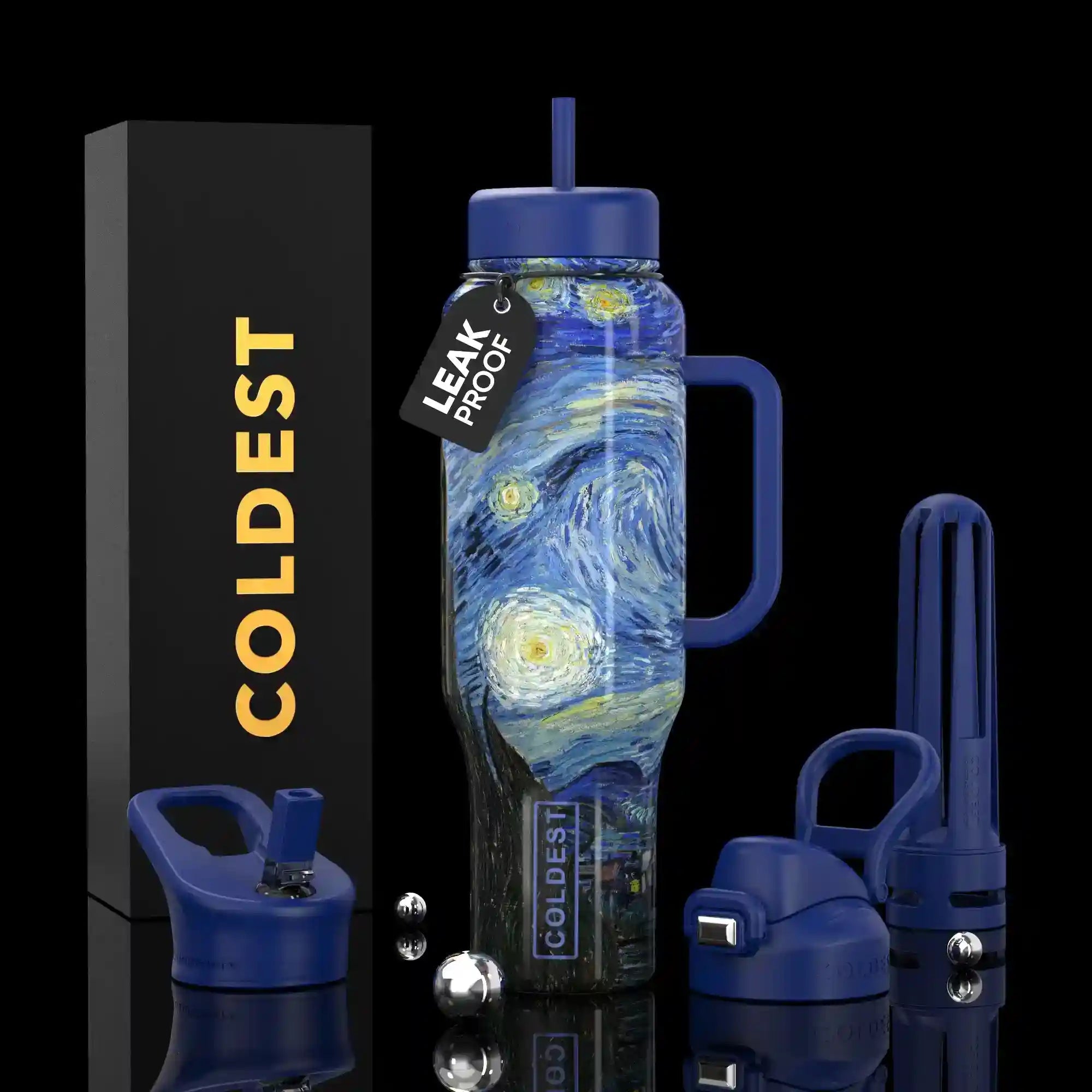 COLDEST 46oz Limitless Ultra v8 Insulated Water Bottle