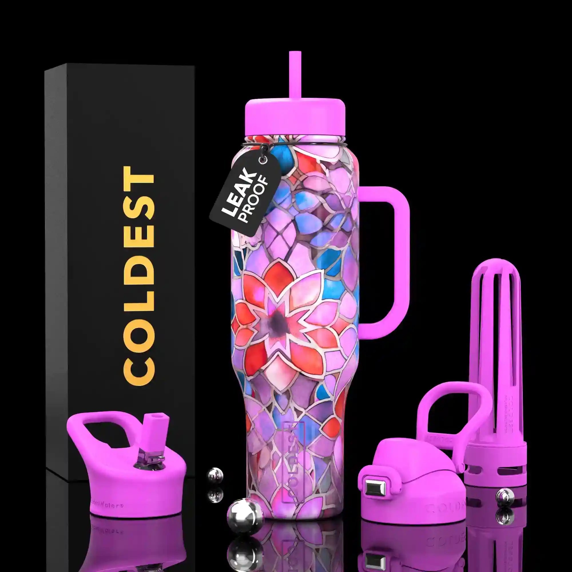 COLDEST 46oz Limitless Ultra v8 Insulated Water Bottle