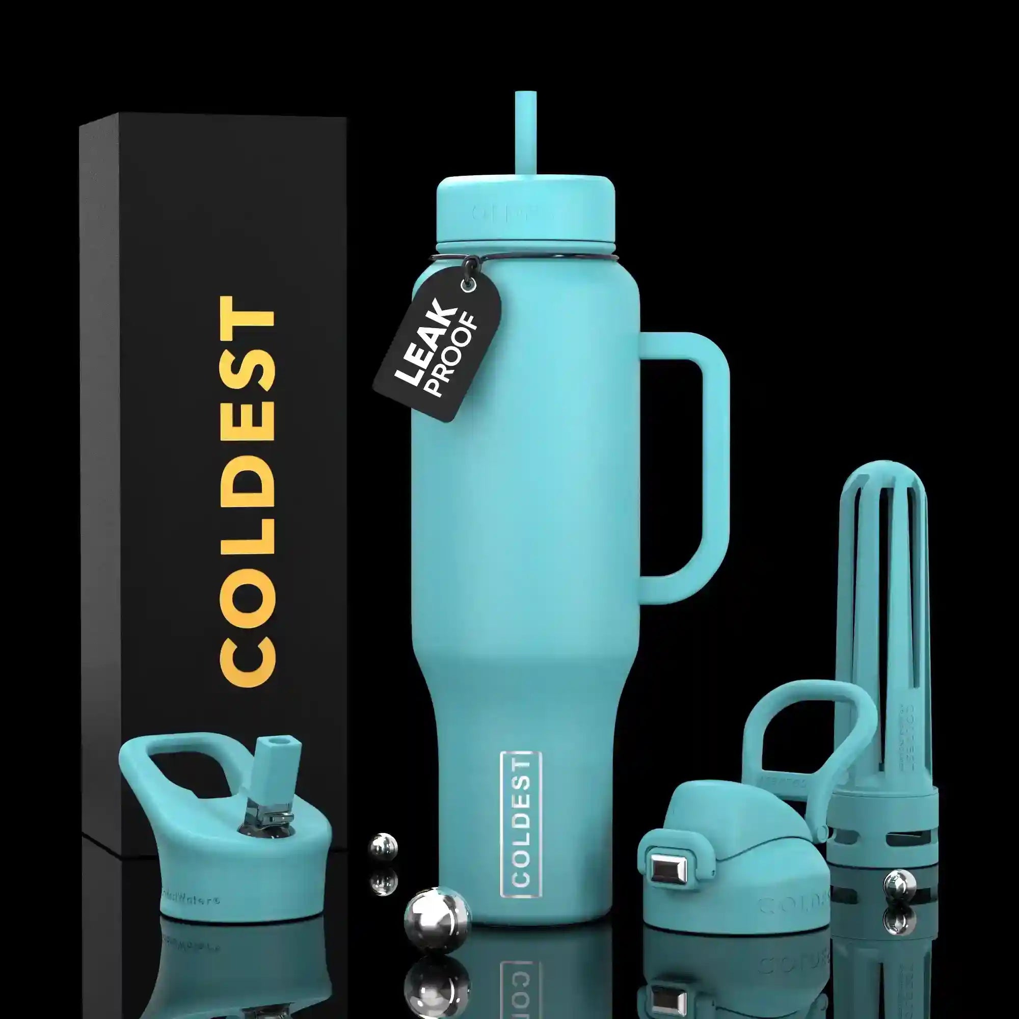 COLDEST 46oz Limitless Ultra v8 Insulated Water Bottle