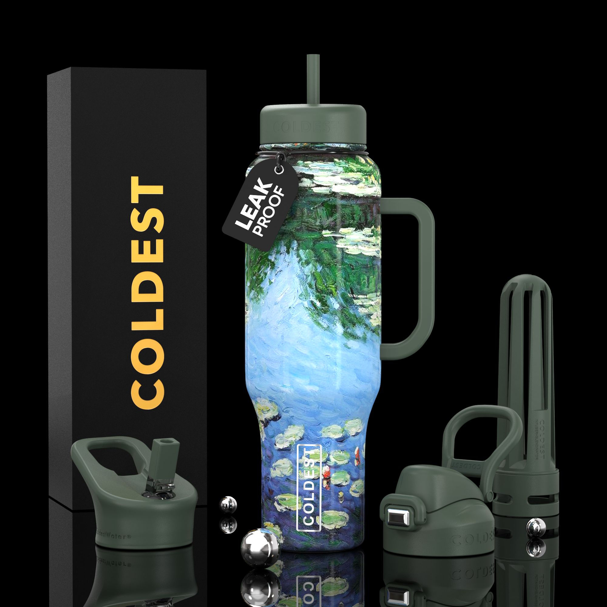 COLDEST 46oz Limitless Ultra v8 Insulated Water Bottle
