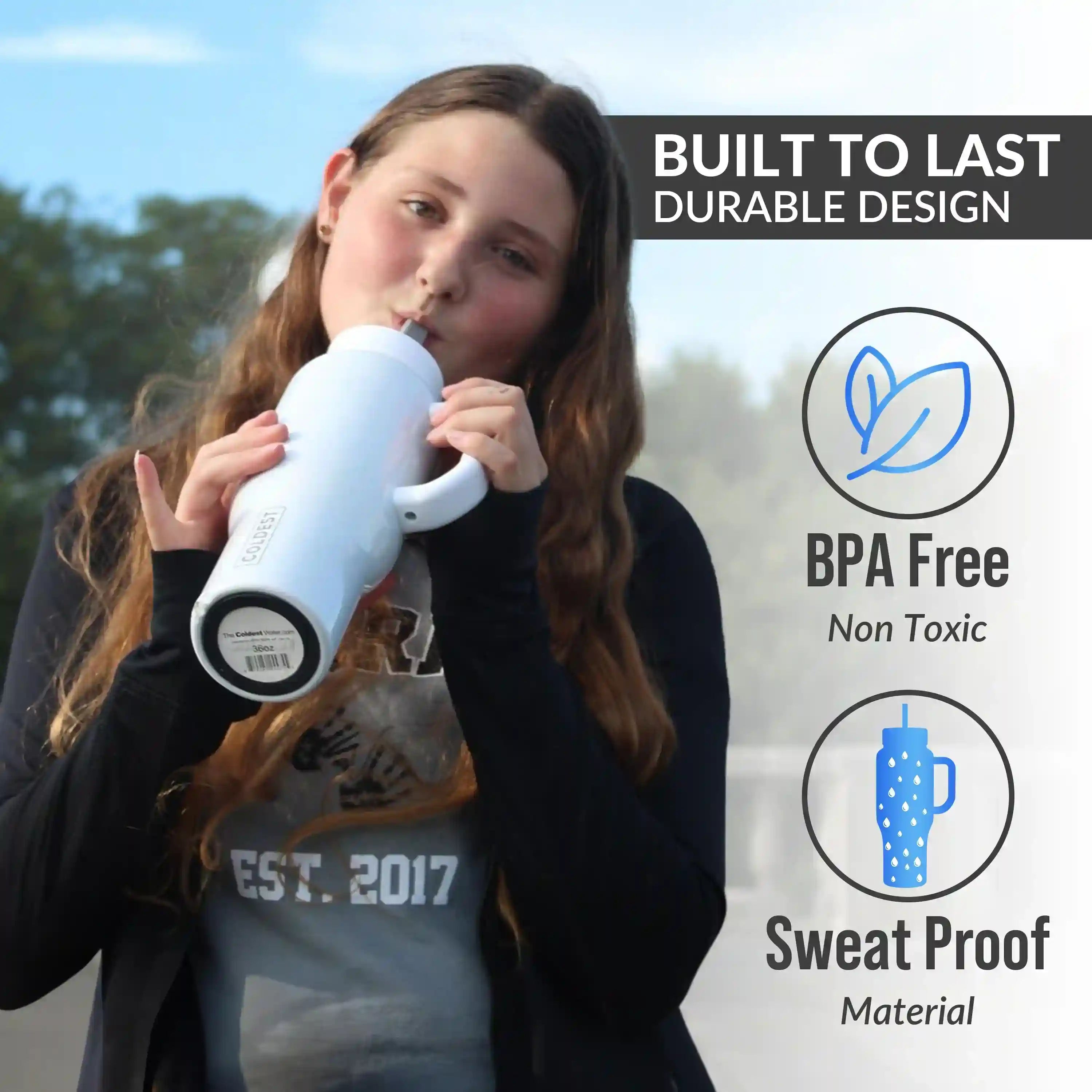 COLDEST 46oz Limitless Ultra v8 Insulated Water Bottle