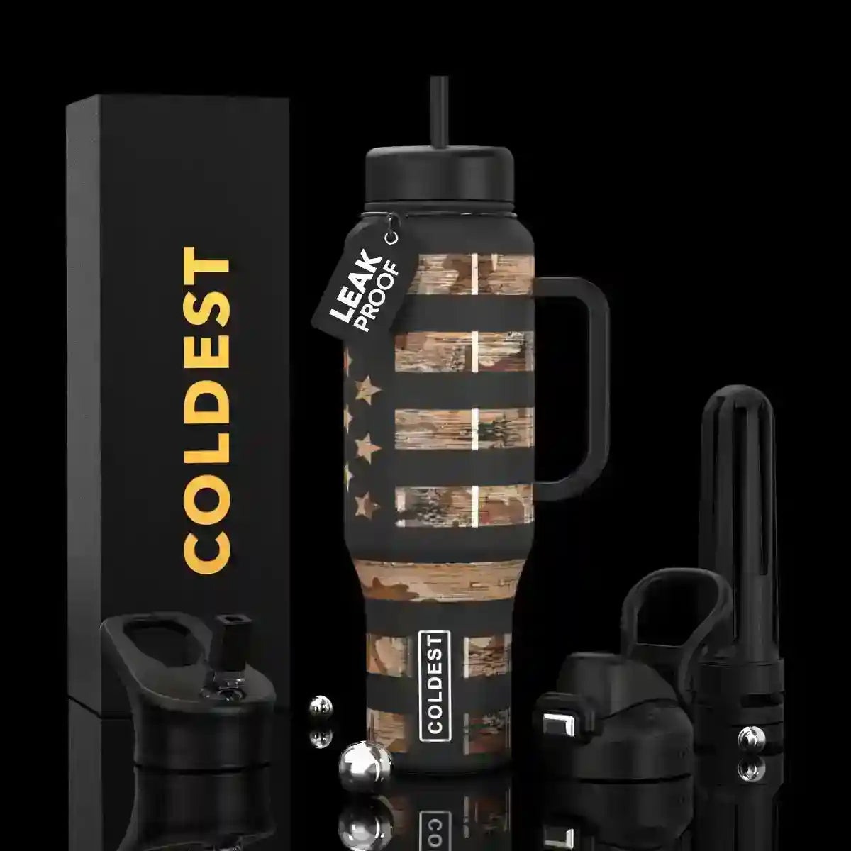 COLDEST 46oz Limitless Ultra v8 Insulated Water Bottle